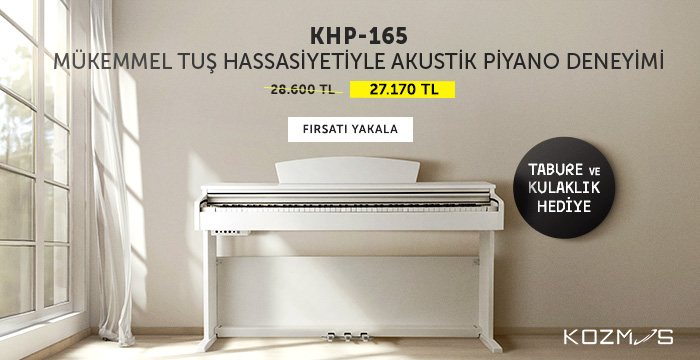 Yeni Kozmos KHP-165 Dijital Piyano İndirimde!